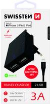 Telefono įkroviklis Swissten, USB/AC/DC, 120 cm