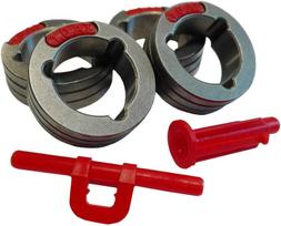 Padavimo ratukų rinkinys Lincoln Electric iXXXC Feed Roll Set 1.0-1.2mm KP14150-V10/12R, 4 vnt.