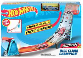 Automobilių trasa Mattel Hot Wheels Action Hill Climb Champion GBF83, mėlyna sp./oranžinė sp.