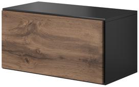 Pakabinama spintelė Cama Meble Roco, ruda sp./juoda sp., 37 cm x 39 cm x 75 cm