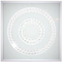 Šviestuvas lubų Candellux Lux Plafond 10-64493, LED, 4000 °K, 1 x 16 W, skaidri sp./balta sp., 29 x 29 cm