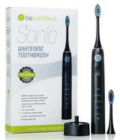 Elektrinis dantų šepetėlis Beconfident Sonic, aukso sp./juoda sp.