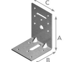Tvirtinimo kampas Haushalt, 90 mm x 60 mm x 60 mm x 2.5 mm