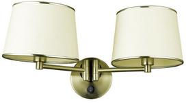Šviestuvas sieninis Candellux Ibis 22-01309, E14, 2 x 40 W, balta sp., 20 x 14 cm