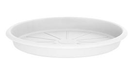 Lėkštelė vazonui Domoletti STTE0035-110, balta sp., 35 cm
