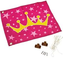Vaikų žaidimų aikštelės priedas, vėliava 4IQ Princess Flag, 55 cm, rožinė sp.