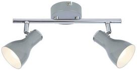 Šviestuvas lubų Candellux Julie 92-66626, E14, 2 x 40 W, pilka sp. / pilka sp.