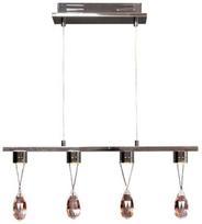 Šviestuvas lubų Candellux Prisma, LED, 3000 - 3200 °K, 4 x 3 W, skaidri sp./chromo sp.