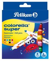 Flomasteriai Pelikan, vienpusiai, 8 vnt.