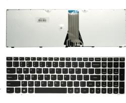 Nešiojamų kompiuterių klaviatūra Lenovo KB312474 E50-70, Anglų (US), sidabro sp./juoda sp.