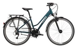 Dviratis turistinis Kross Trans 4.0 Lady, 28 ", L rėmas, mėlyna sp./juoda sp.