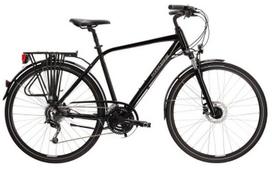 Dviratis turistinis Kross Trans, 28 ", S rėmas, juoda sp./pilka sp.