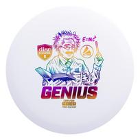 Diskgolfo diskas Discmania Genius Driver 7/5/-4/1, 21.1 cm x 21.1 cm, balta sp.