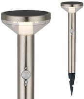 Įsmeigiamas šviestuvas su saulės baterija Maclean Sensor MCE465 C/M, 2W, IP44, pilka sp.