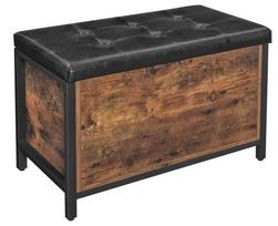 Pufas Songmics, ruda sp./juoda sp., 80 cm x 40 cm x 50 cm