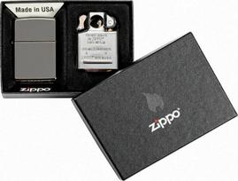 Žiebtuvėlis Zippo Black Ice 29789, sidabro sp.