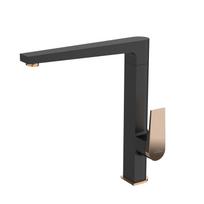 Virtuvinis maišytuvas Invena Midnight BZ-35-014-V, aukso sp./juoda sp.