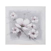 Foto paveikslas Home4you White flowers, 60 cm x 60 cm