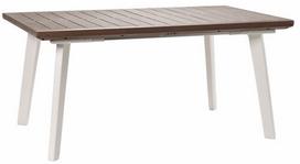 Lauko stalas Keter Harmony Extendable, ruda sp./balta sp.
