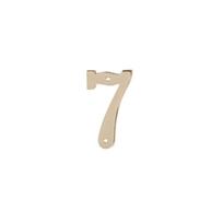 Durų numeris Haushalt BP-7, 14.5 cm x 7 cm, žalvaris, žalvario sp.