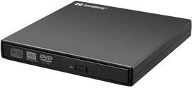 Išorinis optinis įrenginys Sandberg 133-66 Mini DVD Burner, 300 g, juoda sp.