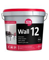 Sienų dažai Vivacolor Wall 12, balta, 4.8 l