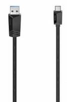 Laidas Hama 200655H, USB Type C/Micro USB, 75 cm, juoda sp.