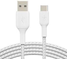 Laidas Belkin USB-C - USB-A, USB Type C/USB A, 300 cm, balta sp.