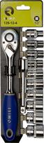 Antgalių rinkinys Irimo 1/2" Pear Type Ratchets 10 Hex Sockets & Extension