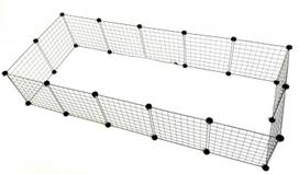 Gyvūnų apsauginė tvorelė C&C Modular Cage, 180 x 75 x 37 cm