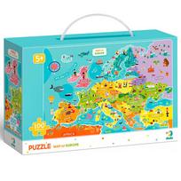 Dėlionė Tm Toys Map of Europe, 64 cm x 64 cm, 100 vnt., įvairių spalvų
