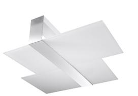 Šviestuvas lubų Sollux Massimo 5902622426877, E27, 2 x 60 W, balta sp.
