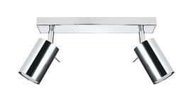 Šviestuvas nukreipiamasis Sollux Ring 2 SL.0728, GU10, 2 x 40 W, chromo sp.