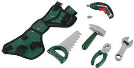 Žaislinis meistro įrankių rinkinys Klein Bosch Tool Belt, pilka sp./bronzos sp.