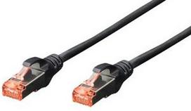 Kabelis Assmann Digitus Professional Patch Cable RJ-45, RJ-45, 3 m, juoda sp./oranžinė sp.