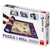 Dėlionės kilimėlis Dino Puzzle & Roll, 100 cm x 164 cm, violetinė sp.