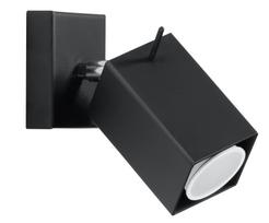 Šviestuvas sieninis Sollux Merida Opium 25986, GU10, 1 x 40 W, juoda sp.
