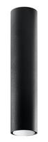 Šviestuvas lubų Sollux Lagos 40 5903282715899, GU10, 1 x 40 W, juoda sp.