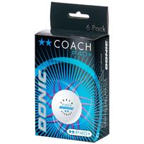 Stalo teniso kamuoliukai DONIC P40+ Coach 2žv., 6 vnt