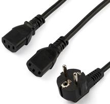 Laidas StarTech Power Cord C13 Power Cord C13, Euro, 2 m, juoda sp.