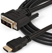 Laidas StarTech Video Cable HDMI to DVI-D HDMI, DVI-D, 1.5 m, juoda sp.