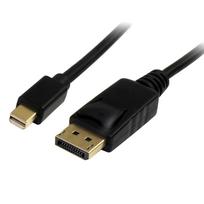 Kabelis StarTech MDP2DPMM3M Mini DisplayPort, DisplayPort 1.2, 3 m, juoda sp.