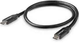 Kabelis StarTech USB2C5C50CM, 2 x USB Type-C, 50 cm, juoda sp., 100 W