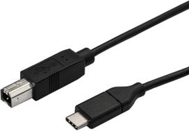 Kabelis StarTech USB-C to USB-B USB-C, USB 2.0 B male, juoda sp.