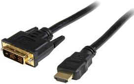 Kabelis StarTech High Speed HDMI HDDVIMM5M HDMI, DVI-D, 5 m, juoda sp.