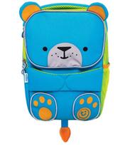 Vaikiška kuprinė Trunki Trunki Bert, mėlyna sp./žalia sp., 19 cm x 9 cm x 27 cm