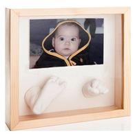 Komplektas rankų/kojų antspaudų kūrimui Odcisk Bobasa Baby Handprint 3D