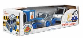 Žaislinė policijos mašina Tigres Kid Cars Police Station 39548, mėlyna sp./pilka sp.