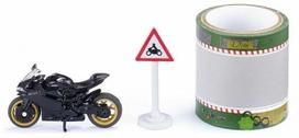 Žaislinis motociklas Siku Motorcycle Kit With Tape, juoda sp.