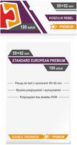 Žaidimo kortelių dėklas Rebel Standard European Premium 100 pieces